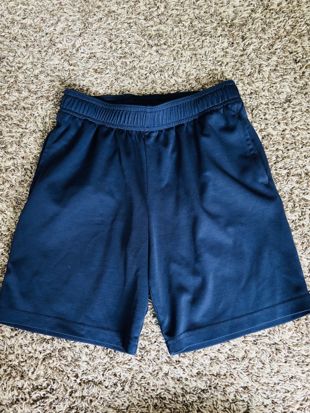 all in motion Boys’ Athletic Mesh Shorts - Navy Blue